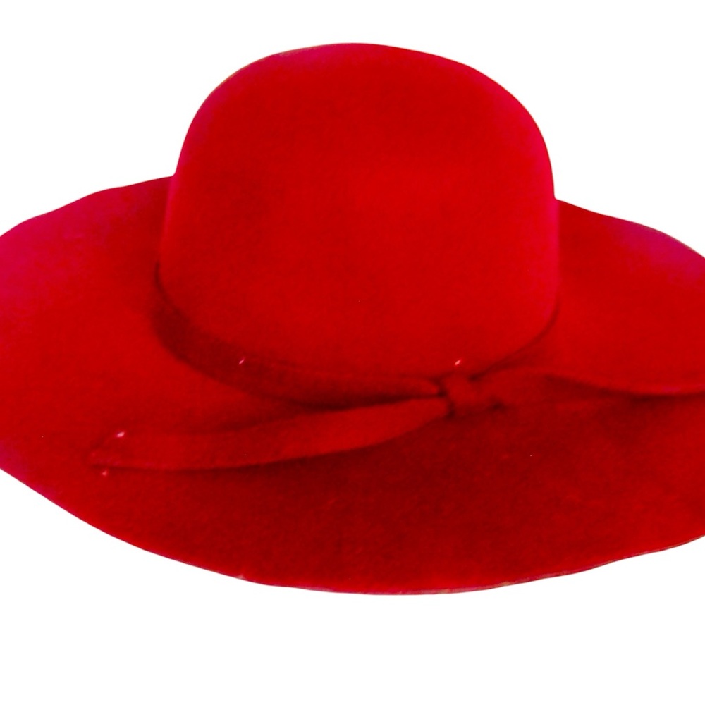 Elegant Red Women's Hat